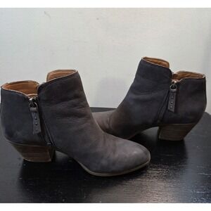 Frye Women's Judith Double Zip Grqy Ankle Booties, Size 7.5 M, 2.5" Heel